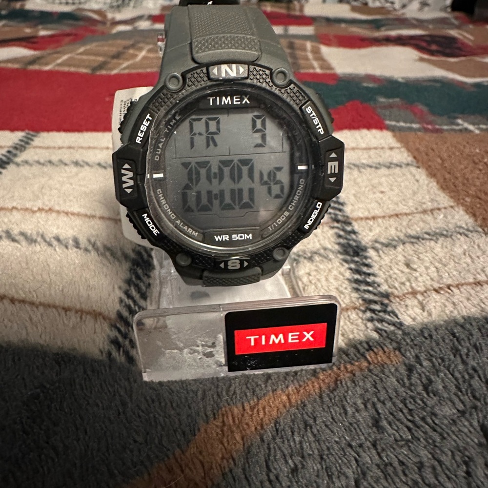 Timex Digital Watch in Black and Gray